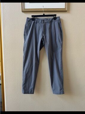 Lululemon cargo pants ABC Classic Fit Grey cotton Trousers size 32